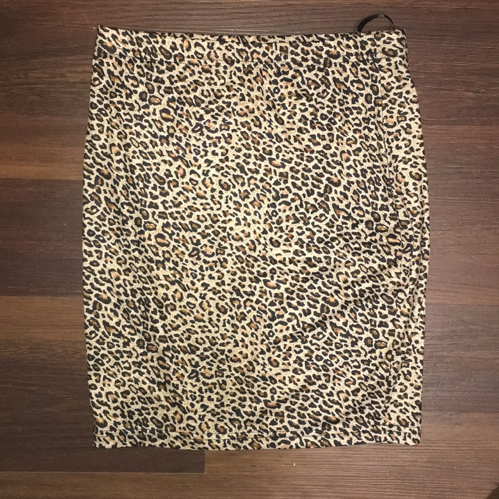 Leopard Print Skirt